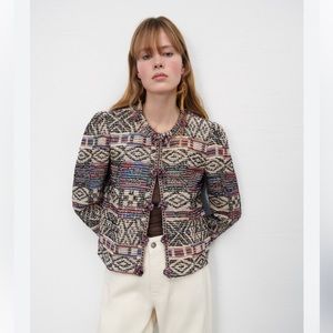 BNEW Zara Woven / Textured Blazer